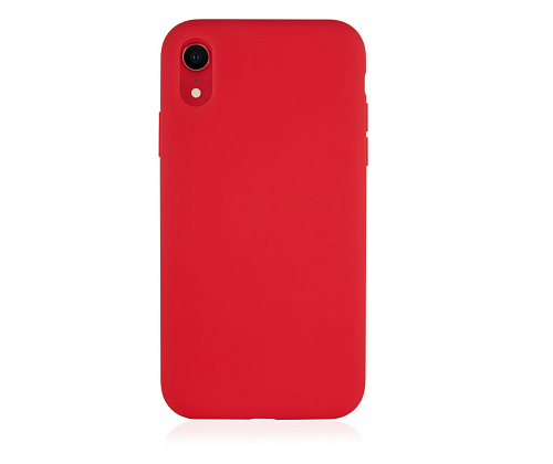 Чехол для смартфона vlp Silicone Сase для iPhone XR, красный
